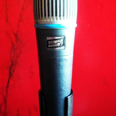 Vintage RARE 1980's Shure BETA 57 Supercardioid Dynamic Microphone Low Z w accessories SM57 Beta 57A 545 image 13
