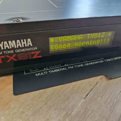 Yamaha TX81z FM Tone Generator Rackmount Frequency Modulation Synthesizer