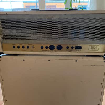 Marshall JCM 800 2205 1989 Half Stack - White Tolax image 5