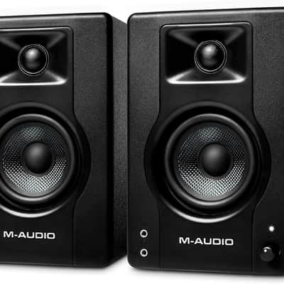 3.5" Studio Monitors, HD PC Speakers for Recording and Multimedia with Music Production Software, 120W, Pair, Black image 1