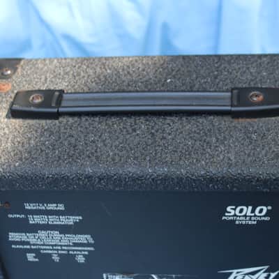 Peavey Solo 10-15 Watt Portable Sound System 1980s - Black image 6