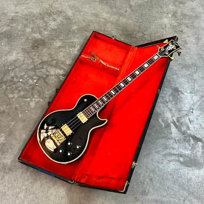 Greco EGB-850 Les paul singlecut custom Bass c 1980’s -1990 Black beauty original vintage MIJ Japan fujigen image 5