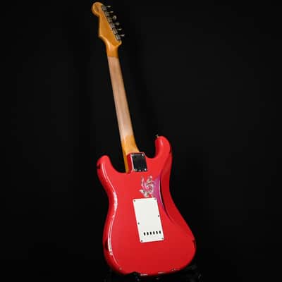 Fender Custom Shop 1962 Stratocaster w/ Josefina Handwound Pickups, Heavy Relic- Fiesta Red/ Pink Paisley 2026 (R143987) image 17
