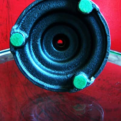Vintage RARE 1940's Bud Radio Products 589 model microphone desk stand cast iron deco Atlas Shure image 11