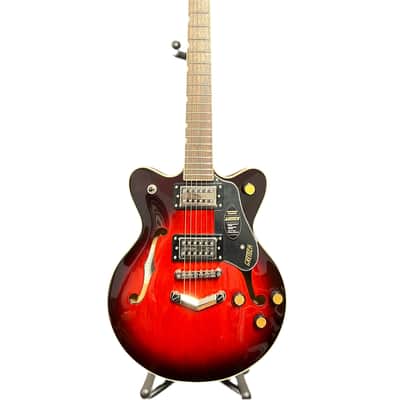 Gretsch G2655 Streamliner Center Block Jr. Double-Cut with V-Stoptail, BT-3S Pickups 2024 - Present - Claret Burst image 1