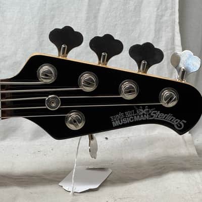Ernie Ball Music Man USA Sterling 5 HH 5-string Bass 2014 - Black image 7