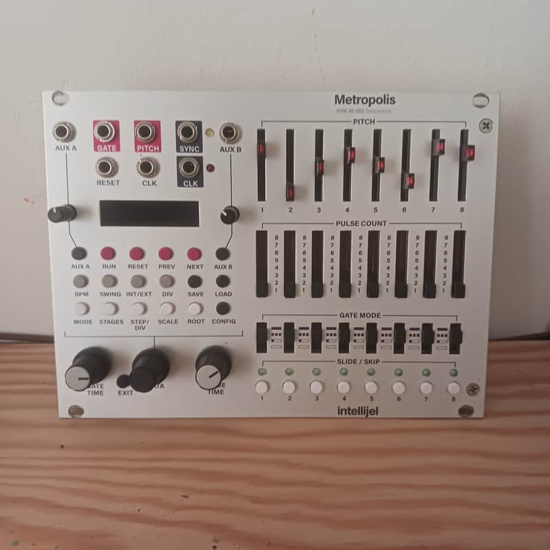 Intellijel Metropolis Complex Pitch / Gate Sequencer Eurorack Synth Module 2015 - 2020 - Silver image 1
