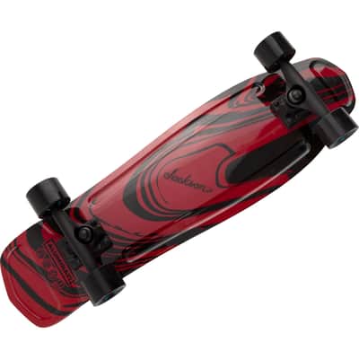 Jackson Red and Black Swirl Skateboard image 2