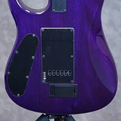 Sterling By Music Man JP150 John Petrucci Electric Guitar Purple Nebula Finish - W/Setup image 4