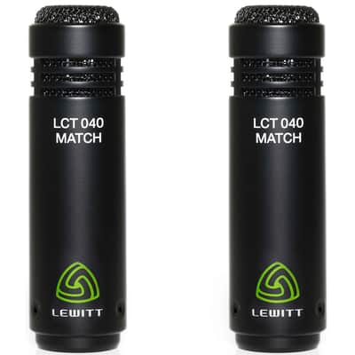 Lewitt LCT 040 MATCH Small Diaphragm Cardioid Condenser Microphone Stereo Pair