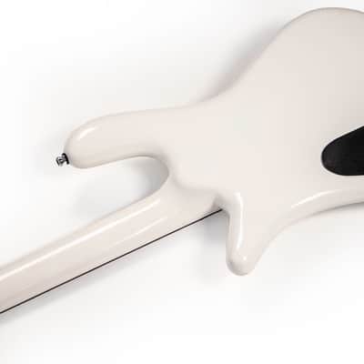 Spector White Casper 4 String Bass Owned by Rex Brown of Pantera image 15