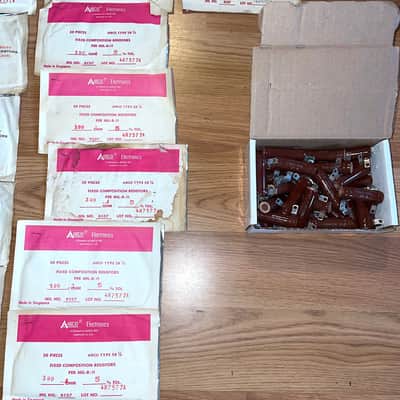 Huge Lot of 1000 + Resistors - Airco TRW Memcor Sage - NOS Vintage image 5