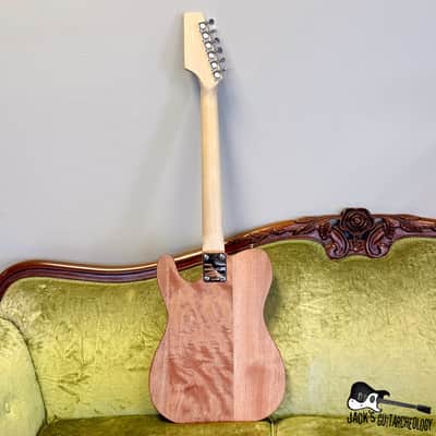 Economy Pre-Made T-Style Kit Electric Guitar *READ* (2020s - Natural) image 12