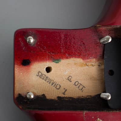Fender  Competition Mustang Solid Body Electric Guitar (1971), ser. #306296, original grey hard shell case. image 18
