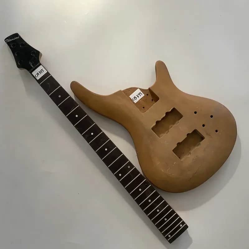 5 String Bass Mahogany Body with Maple Neck, Rosewood Fingerboard image 1