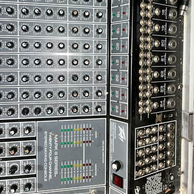 Peavey Mark Series III 24 Channel Mixing Board with Hardcase 1979 image 1
