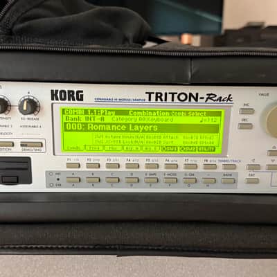 Korg Triton Rack Rackmount Polyphonic Workstation image 2
