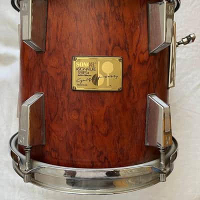 Sonor Signature 10x10" Heavy Bubinga Tom (HLT 10) - Horst Link Era 1980s image 2