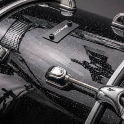 Dolby Electronic 3pc Drum Set 22” Bass Black Sparkle for Roland Alesis image 2