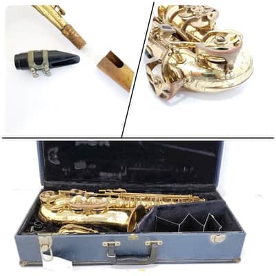 Vito Alto Saxophone with case and accessories, Good condition with significant wear image 11