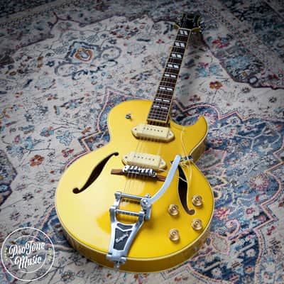 Peerless Gigmaster SC Hollow Body Metallic Gold image 12