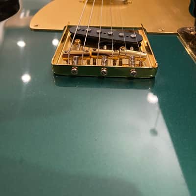 MINT Squier 40th Anniversary Gold Edition Telecaster 2022 - Sherwood Green image 4