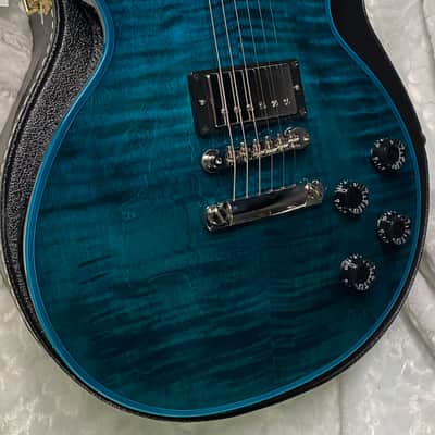 NEW! Gibson Les Paul Custom Peacock Widow - Monster Flame Top! Limited Edition - Weighs in at only 8 lbs!! - Authorized Dealer - G07572 image 8