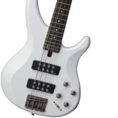 Yamaha TRBX504TWH 4-String Bass with Rosewood Fretboard - Transparent White image 3