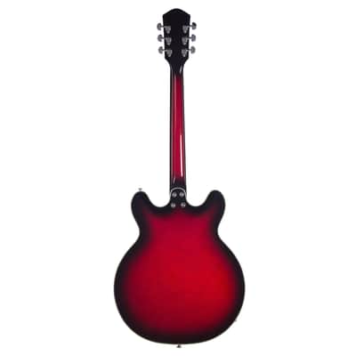 Airline Guitars H77 Vintage Redburst Left-Handed image 9