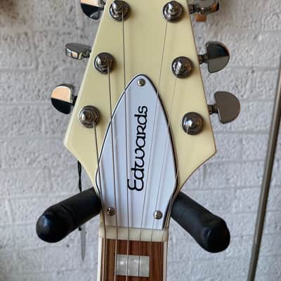 Edwards E-FV-120D Flying V 2022 - Vintage White image 3