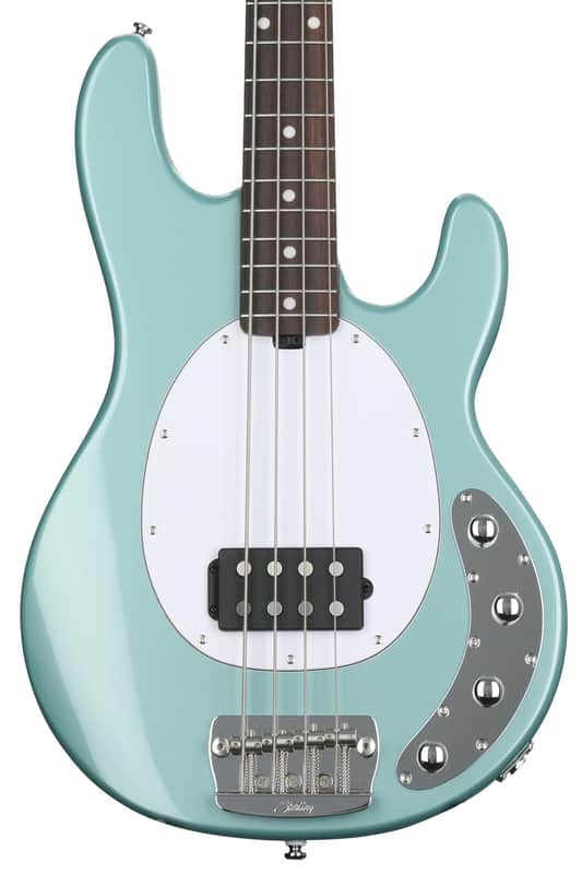 Sterling By Music Man StingRay RAY34 Bass Guitar - Dorado Green image 1