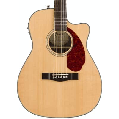 Fender CC140SCE Acoustic Electric Guitar With Hardcase - Natural image 1