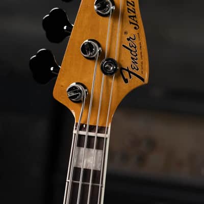 Fender Vintera III Early '70s Jazz Bass Guitar - Black with Gig Bag image 5