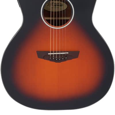 D'Angelico DAPLSG200SVSBCP PREMIER GRAMERCY LS Grand Auditorium Single Cutaway Mahogany Scarf Neck 6-String Acoustic-Electric Guitar image 5