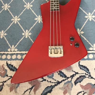 Gibson Rare Prototype Explorer Bass Early 1980's Red image 2