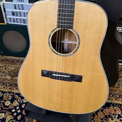 Tasman Guitars TA300 E  Dreadnought w/ Fishman Presys Plus  Natural( ALL SOLID) image 3