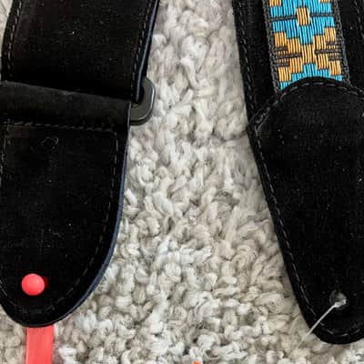 Henry Heller 2" Wide Adjustable Peruvian Guitar Strap, Made in Peru #HP-2BLK-03 image 3