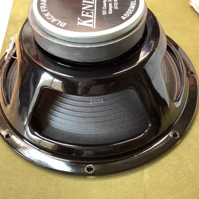 Kendrick Black Frame 12" 8 ohm Guitar Speakers(2) - Perfect image 2