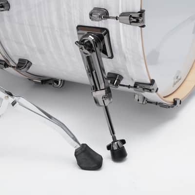 Tama WBR42TBNS-WPL Starclassic Walnut/Birch Duracover Wrap Shell Kit 4 pcs - White Pearl/Black Nickel HW image 5