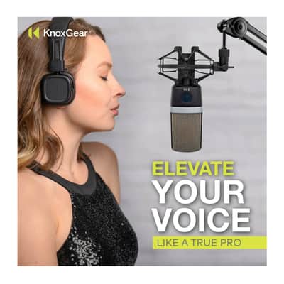 Immagine Knox Gear Microphone Shock Mount for 25mm to 28mm Handheld Microphones - 11