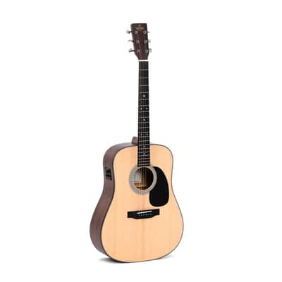 Sigma SDM-STE Dreadnought - Micarta Fingerboard, Natural image 1