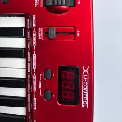 Behringer U-Control UMA25S 25-Key USB MIDI Controller 2010s - Red image 2