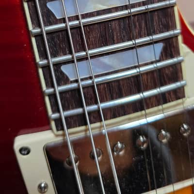 Epiphone Les Paul 60's Inspired By Gibson Custom 2025 - Wahsed Cherry Burst image 11