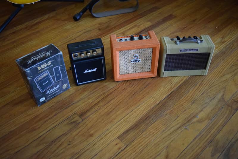 Orange Micro Crush , Marshall MT-2 , Fender Mini Twin , Lot of 3 micro amps image 1