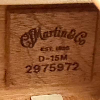 Martin D15M StreetMaster Dreadnought Acoustic w/ Gig Bag & Free Pro Setup image 19