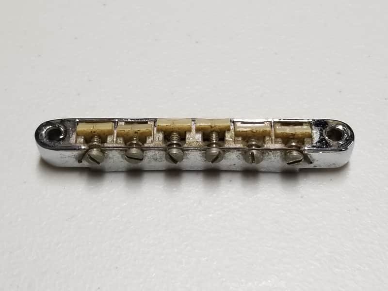 1965 Gibson ABR-1 Chrome Bridge - Foundry Mark - 100% Genuine Vintage - No Sags or Cracks! image 1