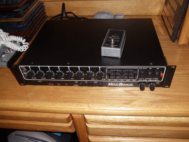 Mesa Boogie Studio Preamp 1990? Black with Footswitch image 1