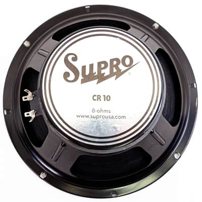Supro CR10 10" Guitar Speaker – 8Ω, 75W, Vintage-Flavored Tone image 1