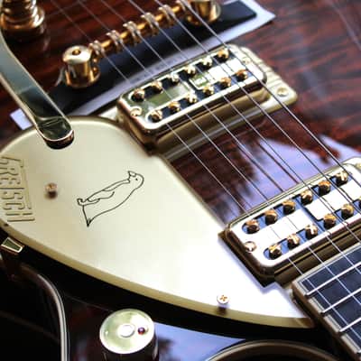 GRETSCH "G6134TGQM-59 Limited Edition Quilt Classic Penguin with Bigsby, Ebony Fingerboard, Forge Glow" HARDCASE, 4, 04 KG, LIMITED EDITION, ONLY 40 Pieces for EMEA (EUROPA,MIDDLE EAST, AFRICA) image 6