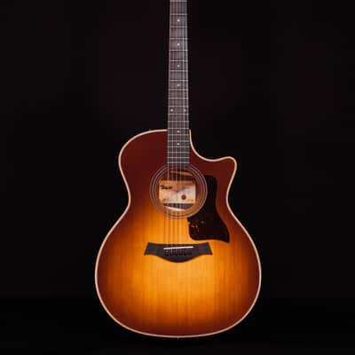 Taylor 414ce Studio Acoustic Electric Guitar, Honey Sunburst Collection image 5